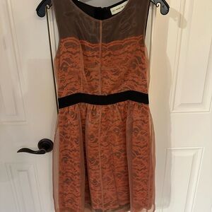 Lili Wang Black Lace Dress